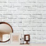 Retro Grey And White Brick Wallpaper Roll: 10M Peel And Stick Removable For Bedroom Or Living Room Decoration - 17.7IN X 393.7IN