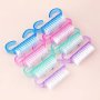 10 Pcs/lot Acrylic Nail Brush 4 Color Nail Art Manicure Pedicure Soft Remove Dust Plastic Cleaning Nail Brushes File Tools Set