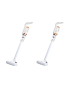 2 Pieces 120W Wireless 2 In 1 Handheld Home And Car Vacuum Cleaner