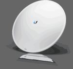 Ubiquiti Uisp Airmax Powerbeam 5AC 500 5 Ghz 27DBI Radio Includes Poe Injector PBE-5AC-500