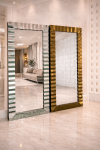 Block Bar Long Wall Mirror