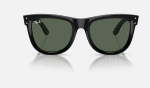 Wayfarer Reverse Unisex Sunglasses In Black - Black