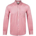 Mens Long Sleeve Edinburgh Shirt Red