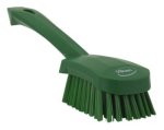 Vikan Hard Short Handle Washing Brush Green 270MM - Industroclean