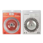 Tork Craft Wire Cup Brush Twisted 125MM X M14 With 0.80MM Wire