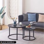 Zs - Nesting Center Table - 2 Pieces - Brown