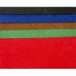 Dala A4 Primary Felt Pack 1MM 5 Pack Assorted Colours