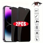 2PCS Privacy Screen Protector Tempered Glass For Iphone PHONE11 12 13 14 7 8 Plus Pro Max Xr X XS