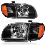 AUTOSAVER88 Headlight Assembly Compatible With 2000 2001 2002 2003 2004 Tundra Regular Cab access Cab Pickup Headlamp Replacemen