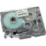 Brother Tz221 - Laminated P-touch Labelling Tape - Black On White Tape