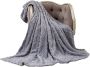 Lightweight Throw Over Sofa Bed Jacquard Graphic Blanket