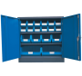 Blue Linbin Storage Bin Half Size Cabinet Kit 2