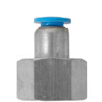 AirCraft Pu Hose Fitting Straight Stud 6MM-3 8" F