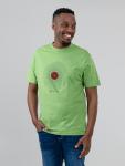 Sound Wave Record Tee - Piquant Green - Piquant Green XXL