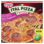 Dr. Oetker Ital Pizza Familia Frozen Spicy Pepperoni Pizza 380G