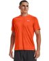 Men's Ua Streaker Run Short Sleeve - Blaze Orange / Sm