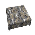 Grecian Grey Square Tablecloth