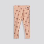 GIRLS Printed Leggings - 10 Coral