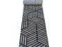 Bk Carpets & Rugs - Modern Passage Runner Rug 80CM X 4M - Beige & Grey Black Design