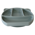 Nuovo Kitty Feeding Plate- Grey
