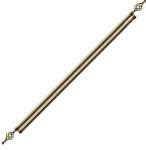 Smte Expandable Curtain Double Rod With Twisted Cage Finial 2M Double With Keychain