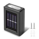 Solar Wall Light Up And Down Glow Wall Light Outdoor Garden Lamp Waterproof