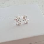 Aviana 925 Sterling Silver Anchor Earrings Size: 7X9MM