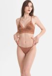 Statement Thea Pullover Longline Bralette - Amber