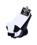 5 Pack Low Cut Heel & Toe Socks - Assorted