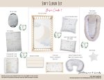 Cot Duvet Bedding Soft Cloud Set
