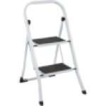 White Metal 2-STEP Ladder