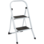 White Metal 2 Step Ladder