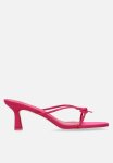 Cindy Mule Heel - Hot Pink