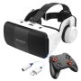 VR Headset For Phone 4.7-7.8 Inch Ios And Android 3D Virtual Reality Glasses With Controller And Headphones VR Glasses For Kids 