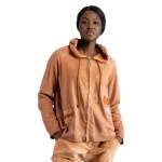 Stud Patch Detail Washed Hoodie - Burnt Orange S m