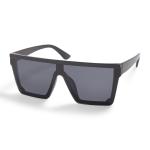 Black Shield Smoke Sunglasses