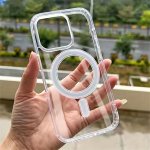 Transparent Magnetic Suction Protective Case Suitable For Iphone 15 15PRO 15PROMAX 14 14PRO 14PROMAX 13 13PRO 13PROMAX 12 12PRO