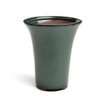 Assorted Glazed Cascade Pots 16 X 16 X 19CM - Green Round 16 X 16 X 18CM