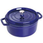 Staub Cast Iron Round Casserole Dutch Oven 24CM 3.7L Dark Blue