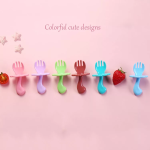 Fork & Spoon Set - Pink
