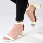 Madison Amira Block Heel - White - 8