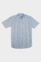 Slim Fit Check Short Sleeve Shirt - Yellow - 3XL / Yellow