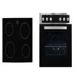 Falco CM6602-A1-SS03 60cm Oven & Ceran Hob Set in Stainless Steel