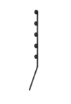 F pole -5 Line Flat Bat Angle Black