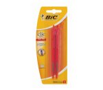 BIC Clic Medium Blister 2 Red