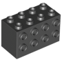 Parts Brick Modified 2 X 4 X 2 With Studs On Sides 2434