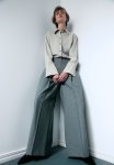 Oversized Linen-blend Shirt - Light Beige