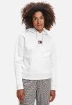 Tommy Hilfiger Tommy Center Badge Hoodie - White