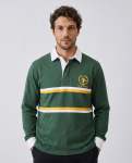 De Vos Malan Long Sleeve Rugby Jersey Cut & Sew Green - 4XL