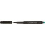 Faber-Castell Multimark Permanent Pens - Superfine Black Box Of 10
